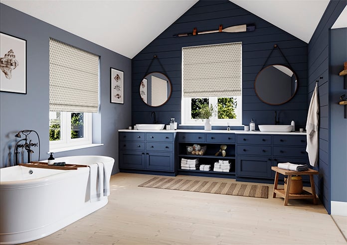 Emily Bond Hawthorn, Indigo - Roman Blind - Image 6